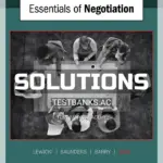 Solutions Manual for Essentials of Negotiation 3rd CA Edition by Lewicki