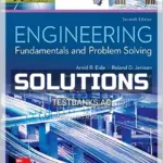 Solutions Manual for Engineering Fundamentals and Problem Solving 7th Edition by Eide