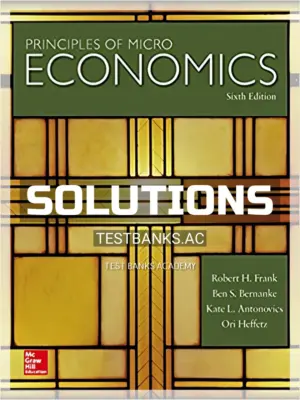 Solutions Manual for Principles of Microeconomics 6th Edition by Frank