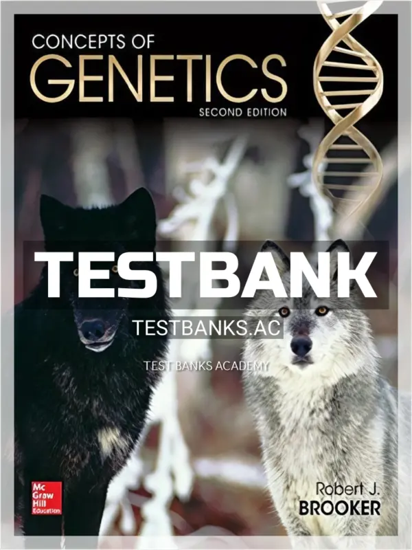Test Bank for Concepts of Genetics 2nd Edition by Brooker