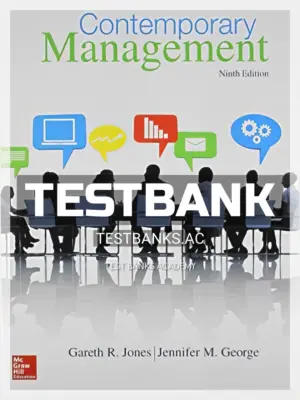 Test Bank for Contemporary Management 9th Edition by Jones