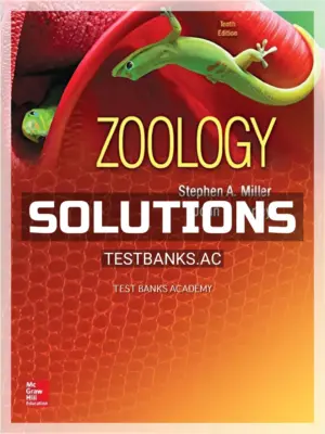Solutions Manual for Zoology 10th Edition by Miller