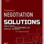 Solutions Manual for Essentials of Negotiation 6th Edition by Lewicki