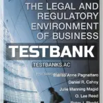 Test Bank for Legal and Regulatory Environment of Business 16th Edition by Pagnattaro