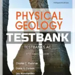 Test Bank for Physical Geology 15th Edition by Plummer