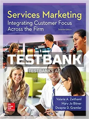 Test Bank for Services Marketing 7th Edition by Zeithaml