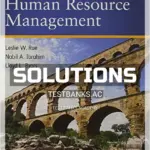 Solutions Manual for Human Resource Management 11th Edition by Rue