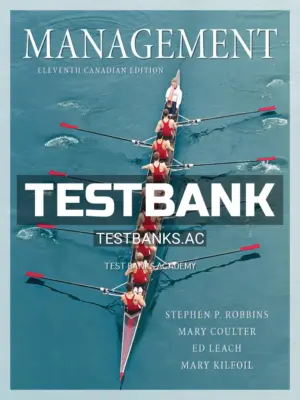 Test Bank for Management 11th CA Edition by Robbins
