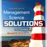 Solutions Manual for Introduction to Management Science 12th Edition by Taylor
