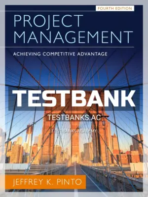 Test Bank for Project Management Achieving Competitive Advantage 4th Edition by Pinto