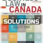Solutions Manual for Business Law in Canada 11th CA Edition by Yates
