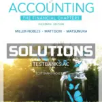Solutions Manual for Horngrens Accounting The Financial Chapters 11th Edition by Miller-Nobles