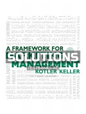 Solutions Manual for Framework for Marketing Management 6th Edition by Kotler