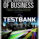 Test Bank for Legal Environment of Business Online Commerce Ethics and Global Issues 8th Edition by Cheeseman