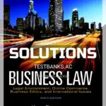 Solutions Manual for Business Law Legal Environment Online Commerce Business Ethics and International Issues 9th Edition by Cheeseman