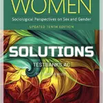 Solutions Manual for Thinking About Women 10th Edition by Andersen