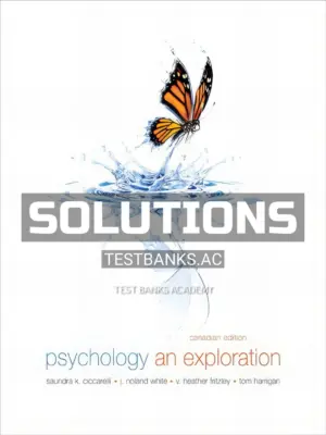 Solutions Manual for Psychology An Exploration 1st CA Edition by Ciccarelli