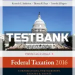 Test Bank for Prentice Halls Federal Taxation 2016 Corporations Partnerships Estates and Trusts 29th Edition by Pope