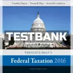 Test Bank for Prentice Halls Federal Taxation 2016 Individuals 29th Edition by Pope