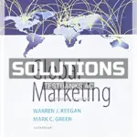 Solutions Manual for Global Marketing 9th Edition by Keegan