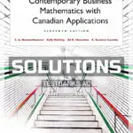 Solutions Manual for Contemporary Business Mathematics 11th CA Edition by Hummelbrunner