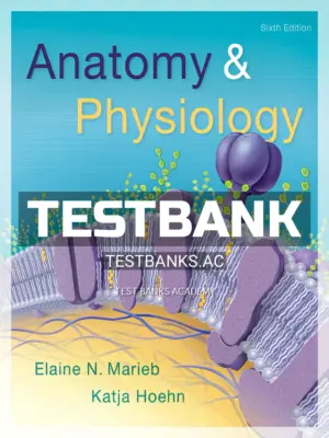Test Bank for Anatomy and Physiology 6th Edition by Marieb