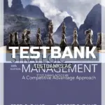 Test Bank for Strategic Management A Competitive Advantage Approach Concepts 16th Edition by David
