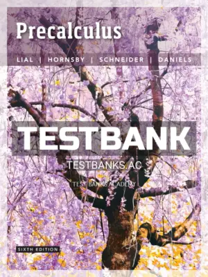 Test Bank for Precalculus 6th Edition by Lial