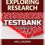 Test Bank for Exploring Research 9th Edition by Salkind