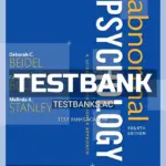 Test Bank for Abnormal Psychology A Scientist Practitioner Approach 4th Edition by Beidel