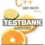 Test Bank for Starting Out with C++ Early Objects 9th Edition by Gaddis