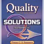 Solutions Manual for Quality 6th Edition by Summers