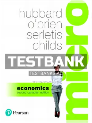 Test Bank for Microeconomics 2nd CA Edition by Hubbard