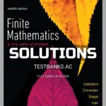 Solutions Manual for Finite Mathematics and Its Applications 12th Edition by Goldstein