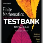 Test Bank for Finite Mathematics and Its Applications 12th Edition by Goldstein