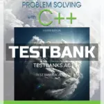 Test Bank for Engineering Problem Solving With C++ 4th Edition by Etter
