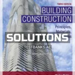 Solutions Manual for Building Construction 3rd Edition by Mehta