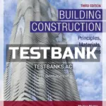 Test Bank for Building Construction 3rd Edition by Mehta