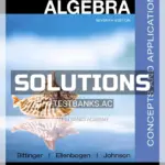 Solutions Manual for Elementary and Intermediate Algebra Concepts and Applications 7th Edition by Bittinger