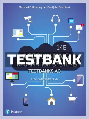Test Bank for Accounting Information Systems 14th Edition by Romney