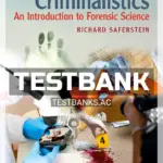 Test Bank for Criminalistics An Introduction to Forensic Science 12th Edition by Saferstein