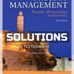 Solutions Manual for Project Management Processes Methodologies and Economics 3rd Edition by Shtub