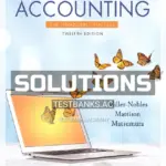 Solutions Manual for Horngrens Accounting The Financial Chapters 12th Edition by Miller Nobles