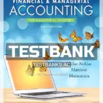 Test Bank for Horngrens Financial and Managerial Accounting The Managerial Chapters 6th Edition by Miller Nobles