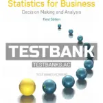 Test Bank for Statistics for Business Decision Making and Analysis 3rd Edition by Stine