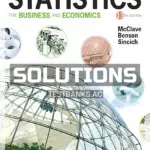 Solutions Manual for Statistics for Business and Economics 13th Edition by McClave