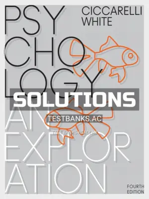 Solutions Manual for Psychology An Exploration 4th Edition by Ciccarelli