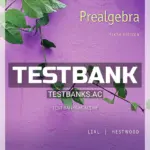 Test Bank for Prealgebra 6th Edition by Lial