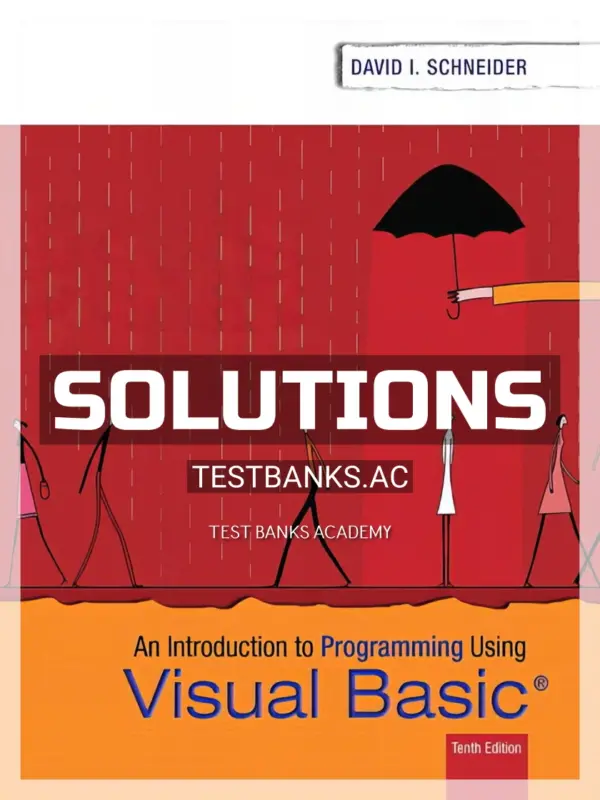 Solutions Manual for Introduction to Programming Using Visual Basic 10th Edition by Schneider