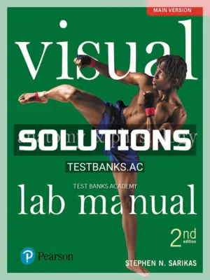 Solutions Manual for Visual Anatomy and Physiology Lab Manual Main Version 2nd Edition by Sarikas